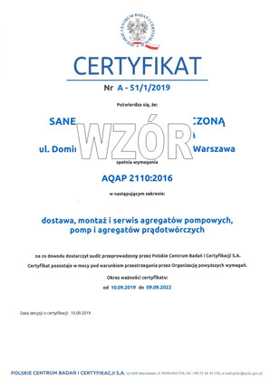 Certyfikacja AQAP PCBC