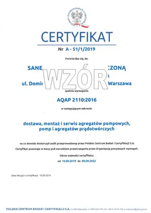 Certyfikacja AQAP PCBC