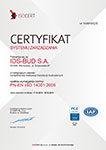 Certyfikat ISO 14001 IDS-BUD